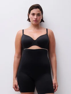 Chantelle Basic Shaping Corrigerende Hoge Taille Slip Met Pijpjes - Zwart