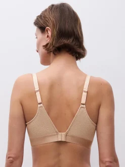 Chantelle C Magnifique Niet Voorgevormde BH zonder Beugel - Beige