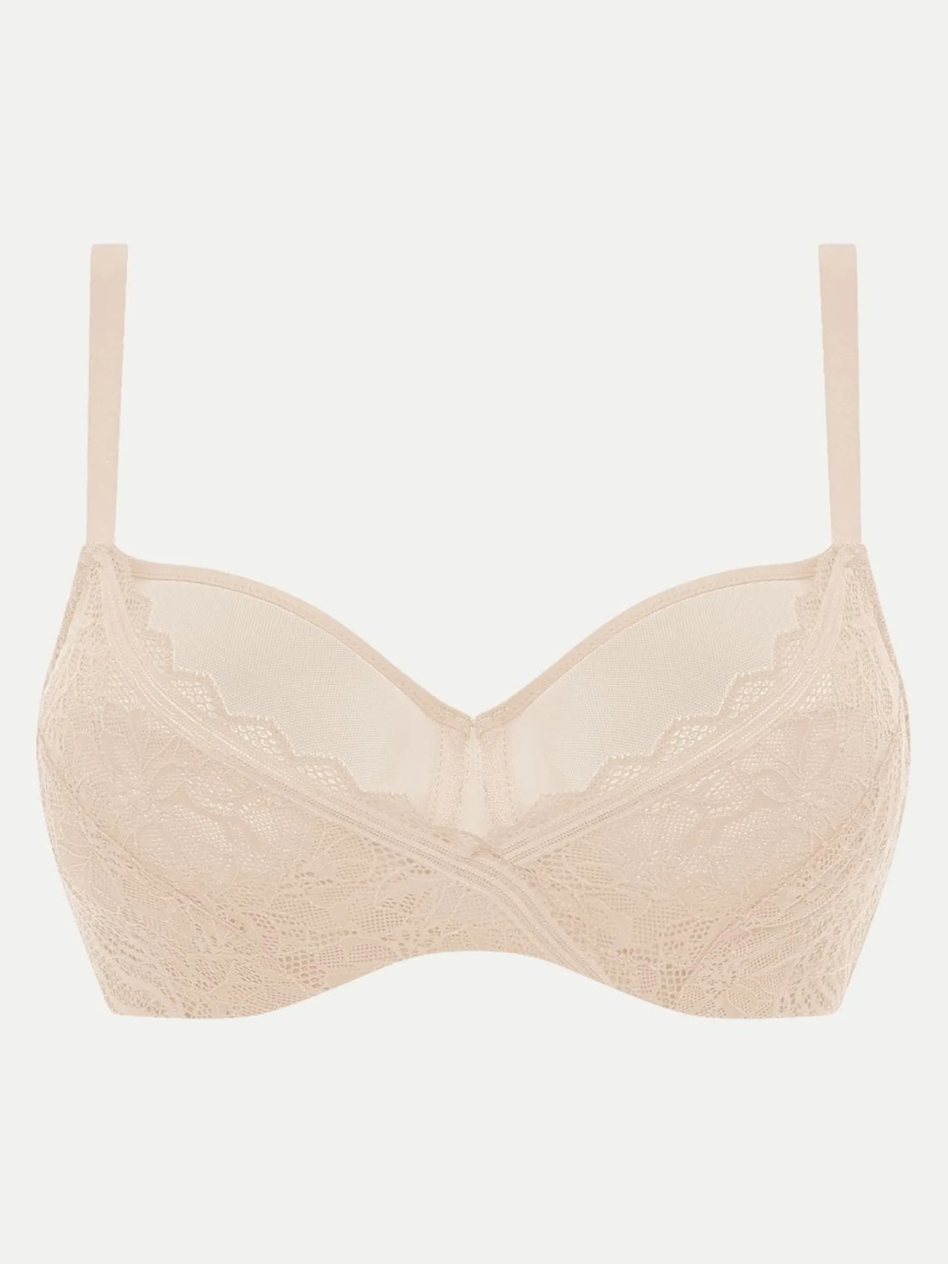 Chantelle EasyFeel Floral Touch Niet voorgevormde Beugel BH - Goudkleurig Beige