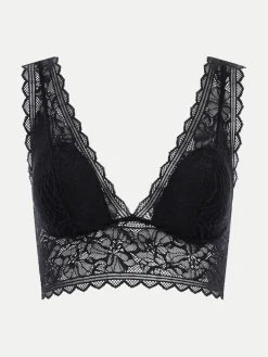 Chantelle EasyFeel Floral Touch Bralette - Zwart
