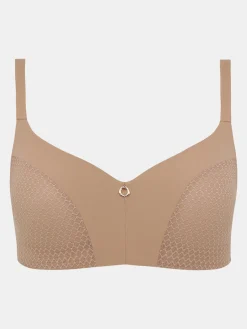 Chantelle EasyFeel Honey Beugelloze BH - Coffee Latte