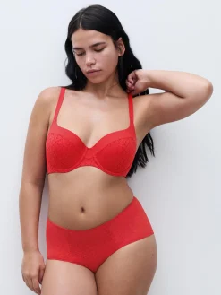 Chantelle EasyFeel Norah Hoge taille slip - Poppy Red