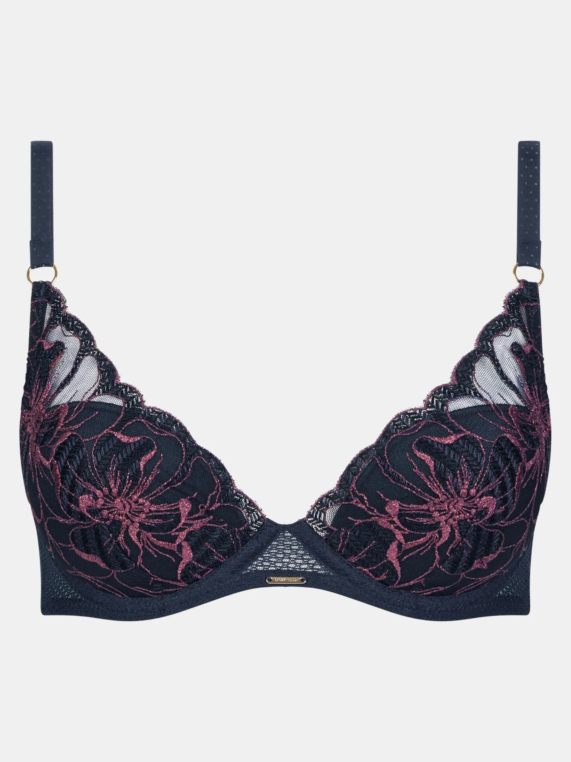 Chantelle FLEURS SIGNATURE Niet Voorgevormde Beugel BH - Sailing Blue Lurex