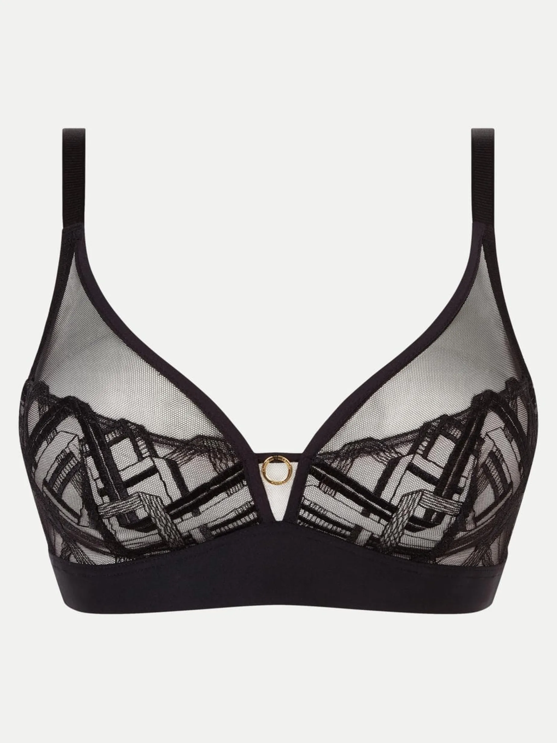 Chantelle GRAPHIC SUPPORT Beugelloze BH - Zwart