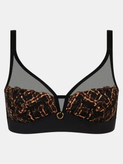 Chantelle GRAPHIC SUPPORT Niet Voorgevormde Beugel BH - Graphic Leopard