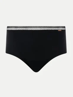 Chantelle Period Panty Graphic Hoge Taille Menstruatieslip - Zwart