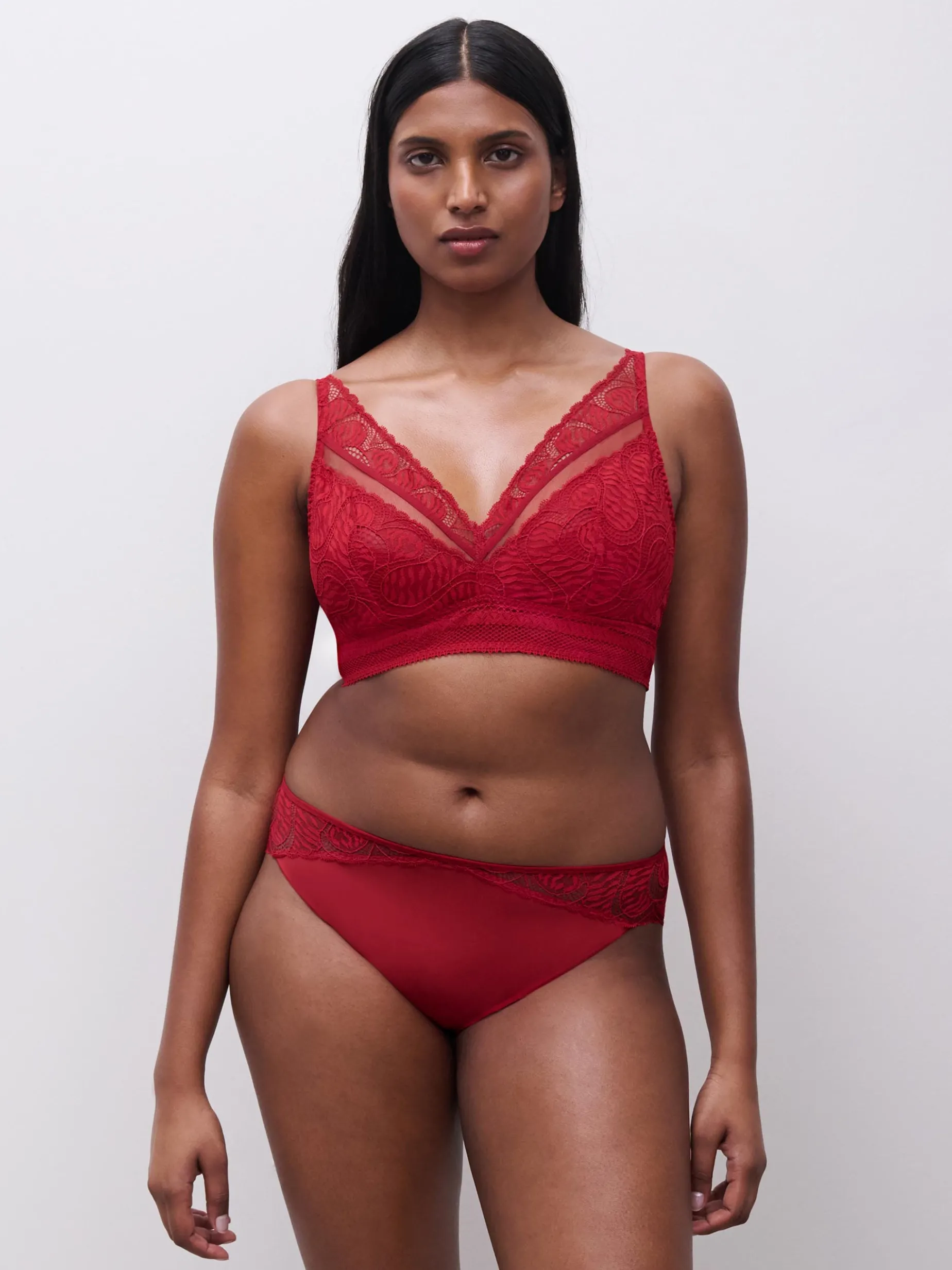 CHANTELLE PULP AMOR Niet voorgevormde BH Zonder Beugel - Scarlet