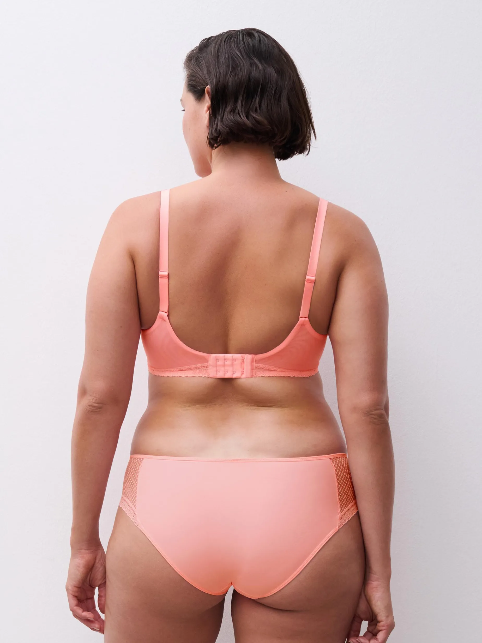 Chantelle Romance Plunge BH - Fluorroze