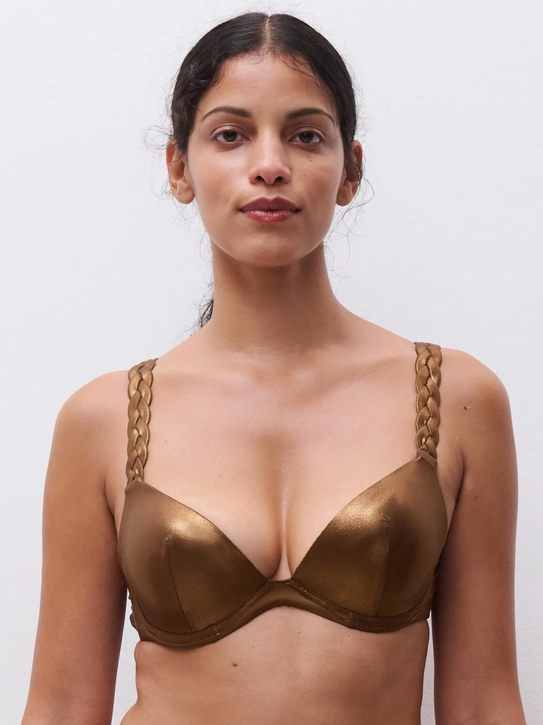 Chantelle SHAMAN Push up Bikinitop - Shadow Bronze