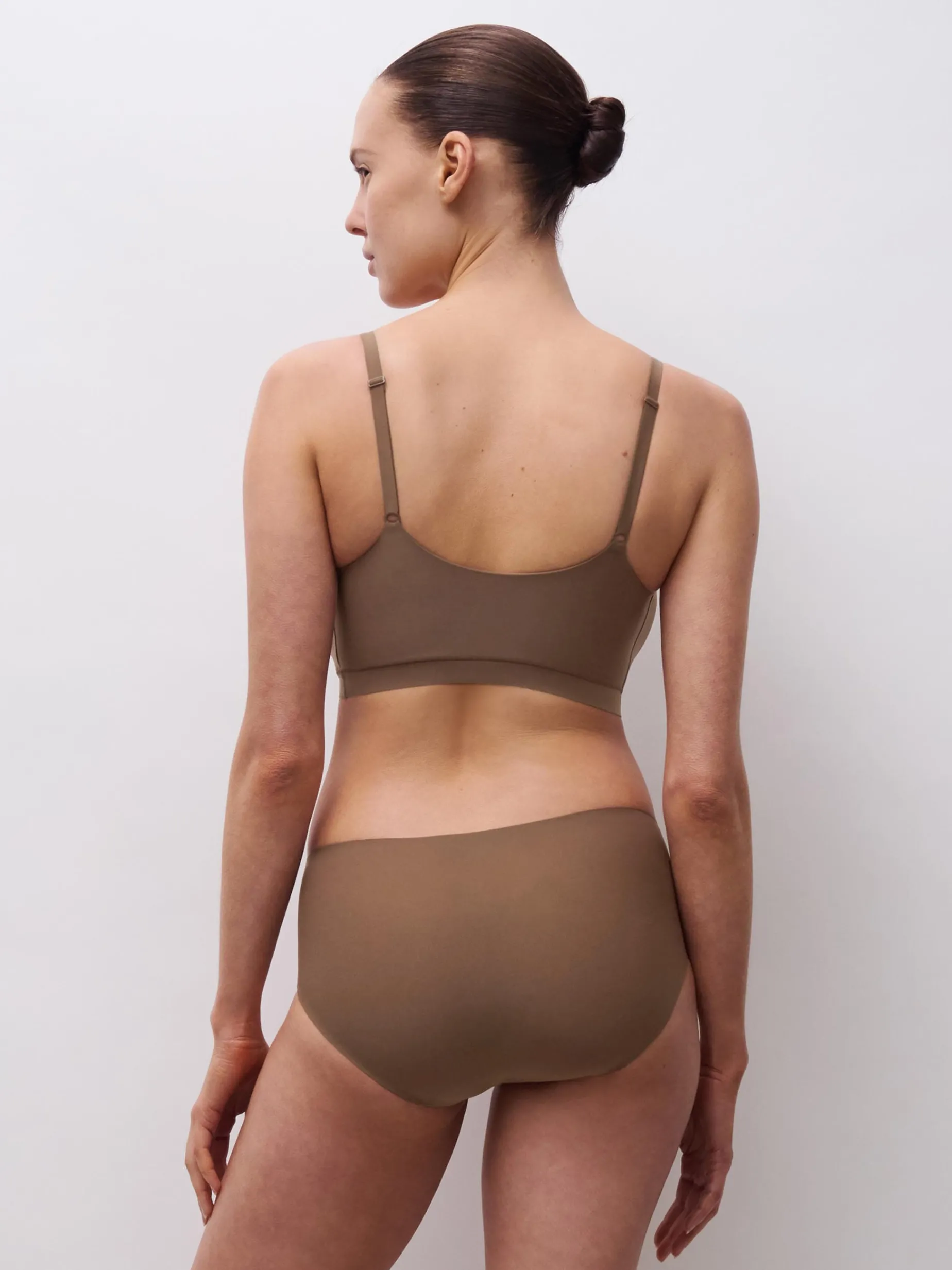 Chantelle Softstretch UW BRA WIREFREE - Mocca