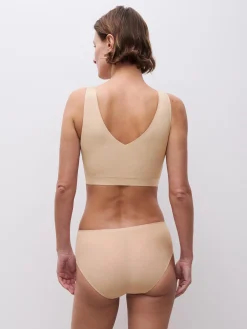 Chantelle Softstretch V-neck top - Beige