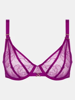 CHANTELLE X XQUISITE Niet Voorgevormde Beugel BH - Ultraviolet