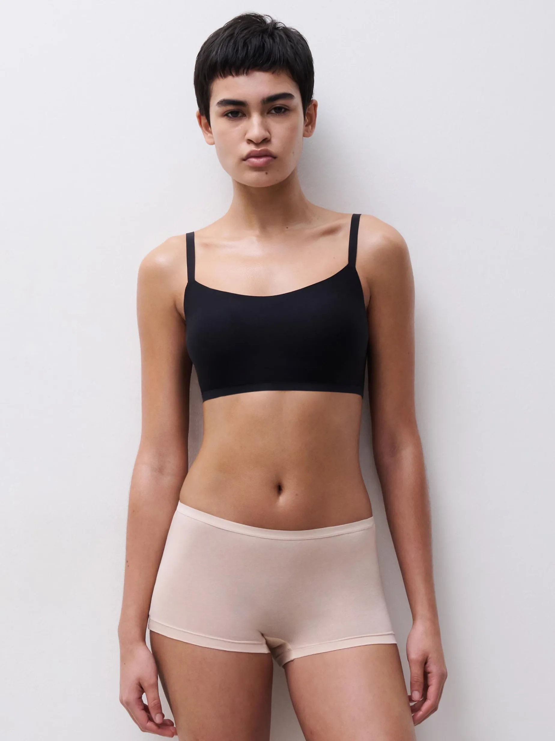 Femilet Basic Cotton Boxer Midi - Beige