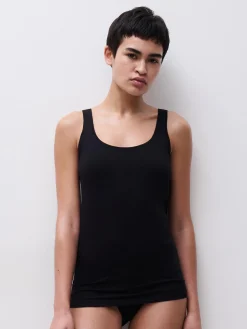 Femilet Basic Cotton Midi - Zwart