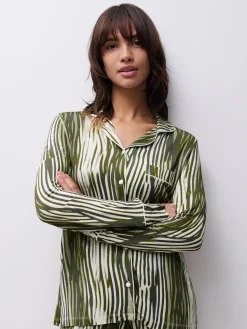 Femilet DAISY Top lange mouw - Green Lines