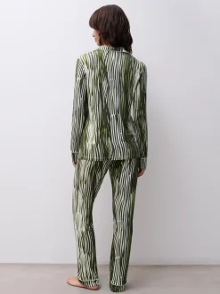 Femilet DAISY Top lange mouw - Green Lines