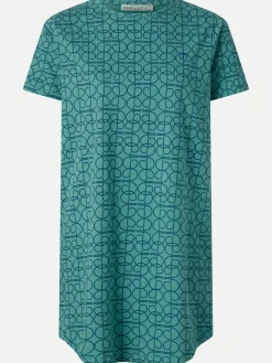 Femilet ELLIE Nachthemd korte mouw - Blue Arabesque