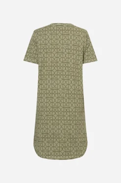 Femilet ELLIE Nachthemd korte mouw - Green Curves