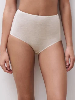 Femilet Juliana Hoge taille slip - 100% Merino wol - Ivoor