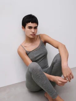 Femilet Juliana Singlet - 100% Merino wol - Heather grey