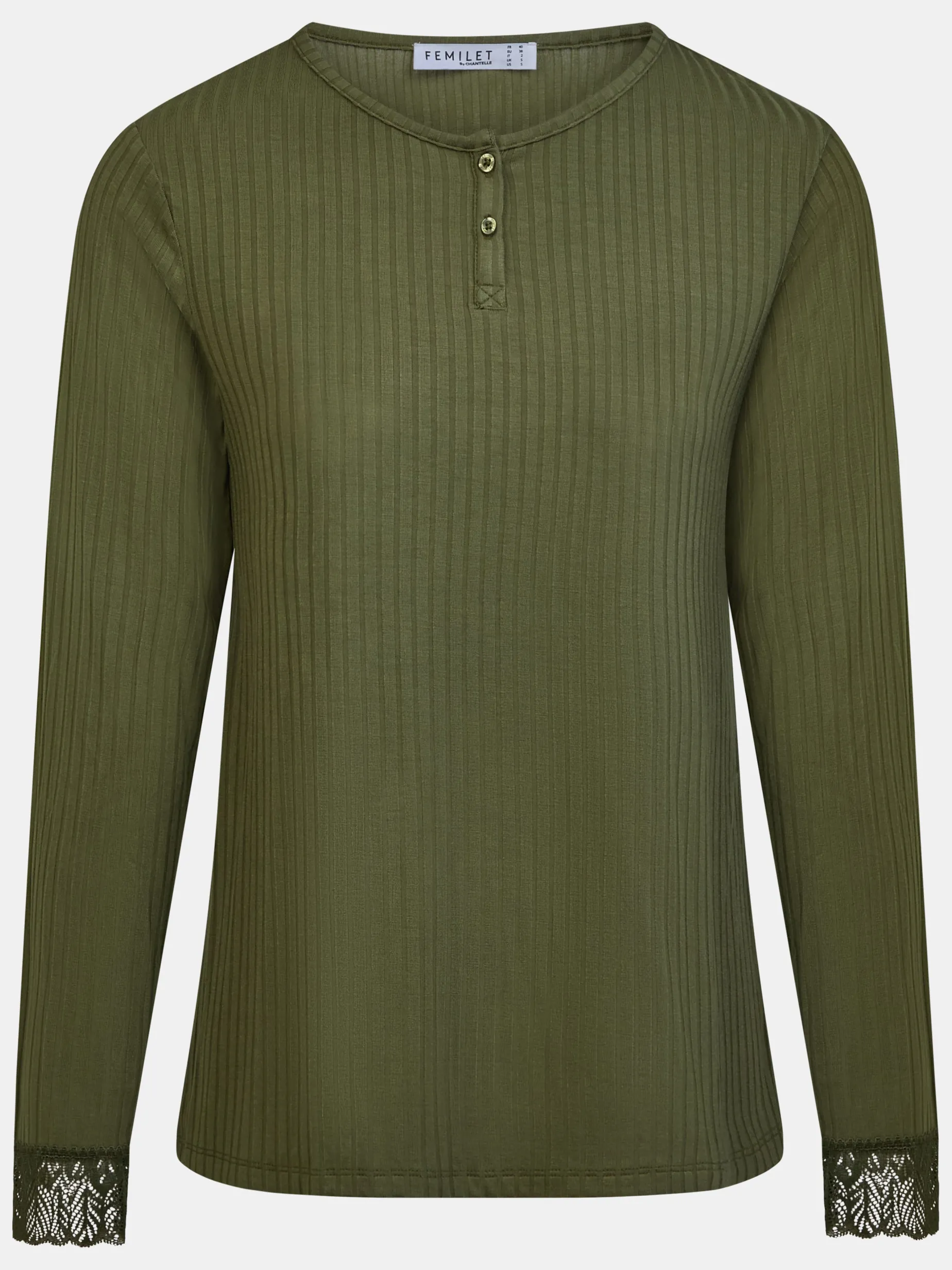 Femilet LAUREL Top lange mouw - Winter Moss