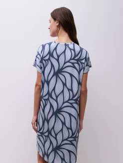 Femilet YARA Nachthemd korte mouw - Blue petal