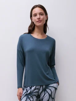 Femilet YARA Top lange mouw - Dark Denim