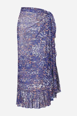 Livera BARBADOS ANIMAL Chacha Pareo Dress - Wavy leopard