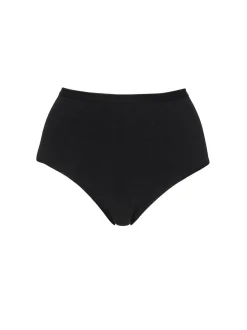 Livera Cotton Hoge Taille Slip Anna - Zwart