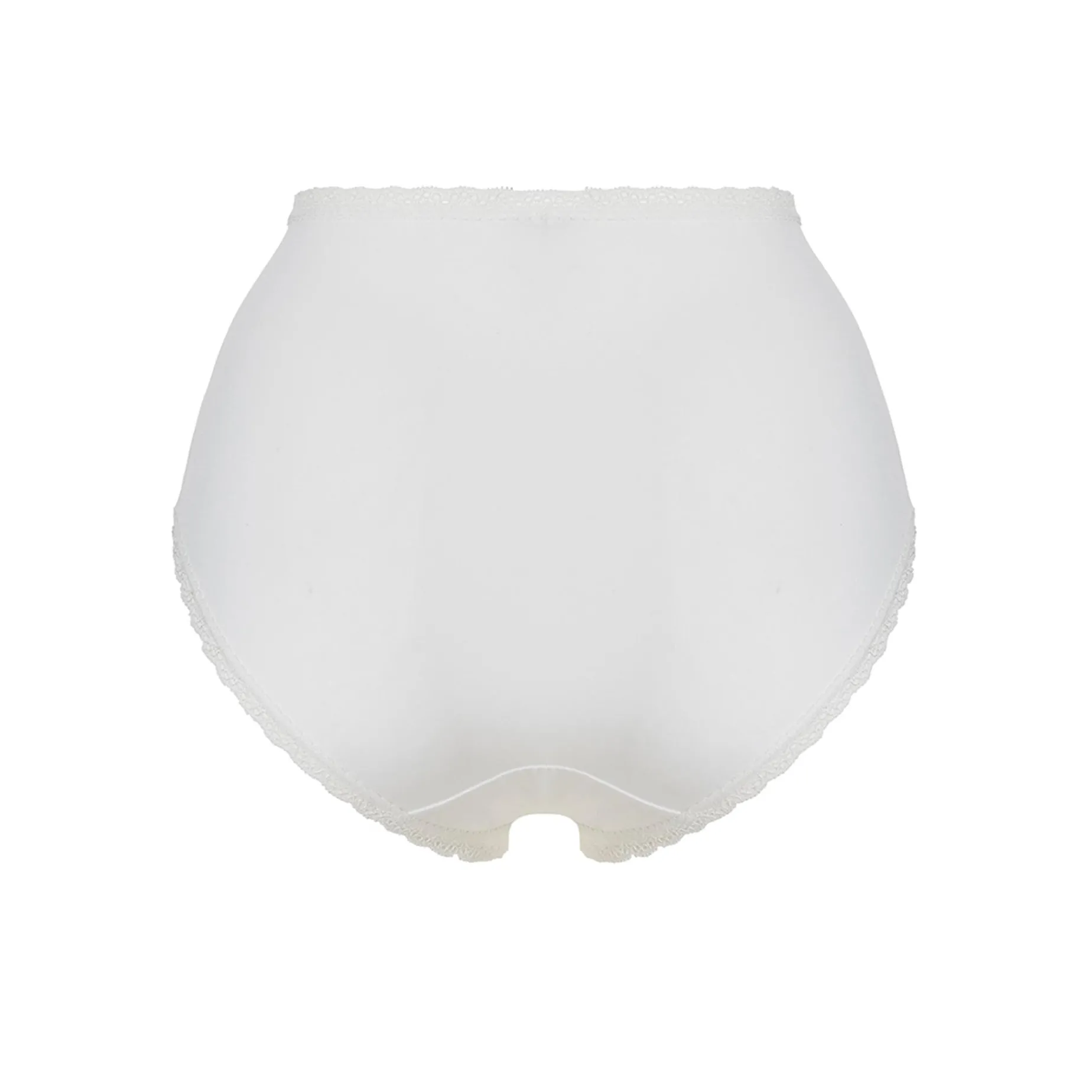 Livera Micro Lace Hoge Taille Slip Maxi - Milk