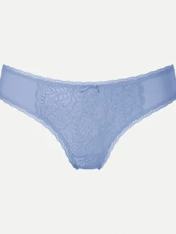 Livera Micro Lace Sasja String - Lilac Blue