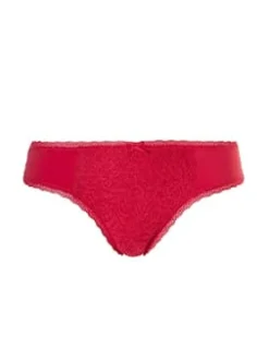 Livera Micro Lace String - Passion Red