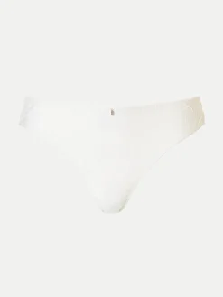 Livera Stripe Lace String - Milk