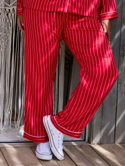 Livera STRIPES Lange broek - Grey Stripes