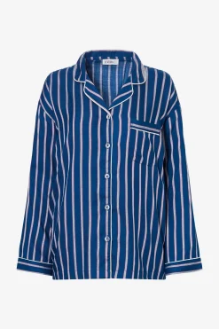 Livera STRIPES Top lange mouw - Egret/Opale