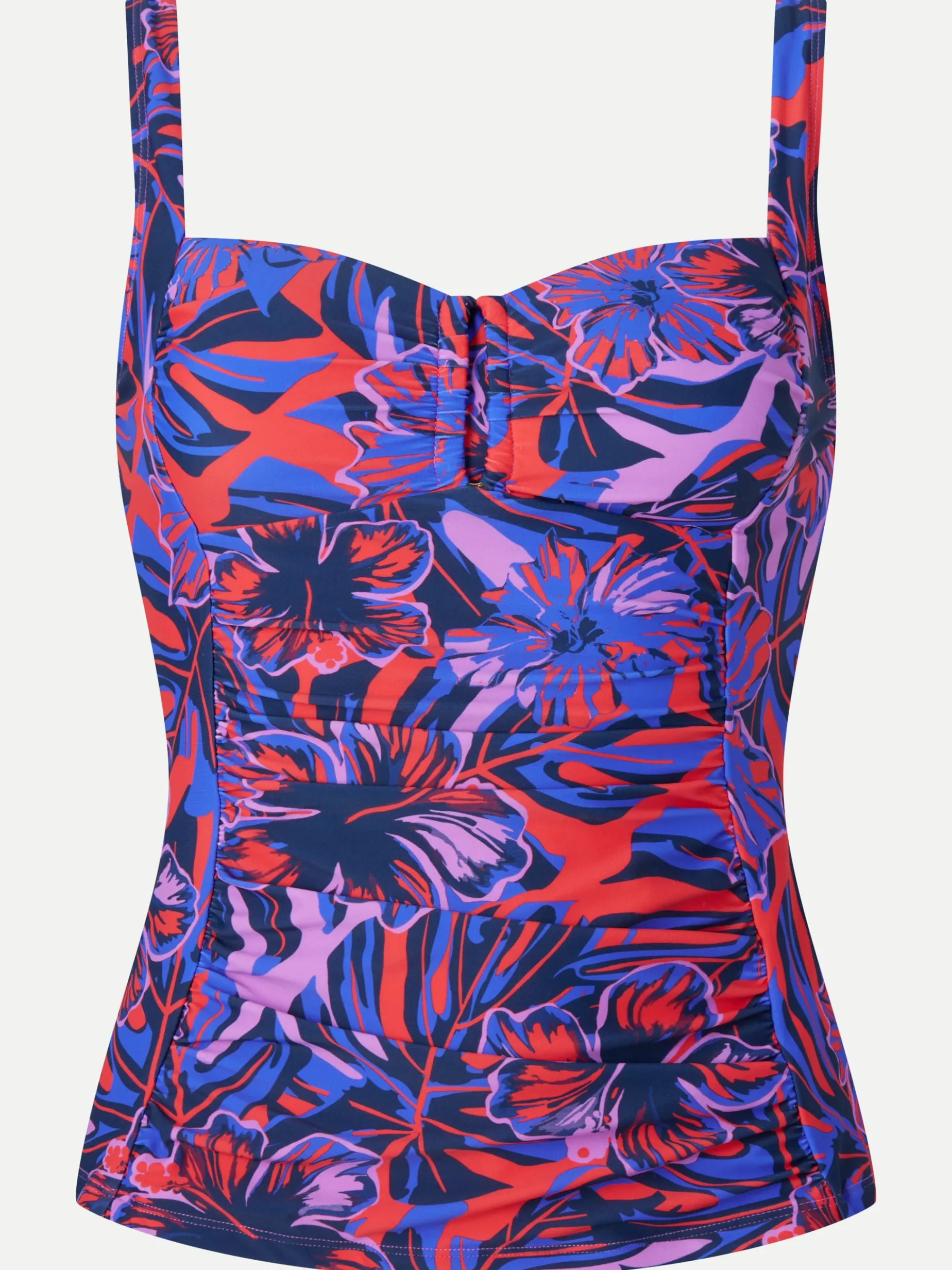 Livera St Tropez Bodine Tankini - Orange hibiscus