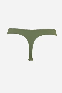 Livera Zigzag String - Bronze green