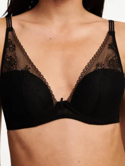 Passionata Maddie Voorgevormde Plunge BH - Zwart